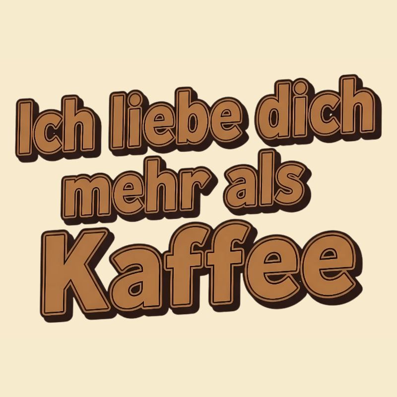 Je t’aime plus que le café – j’aime dire