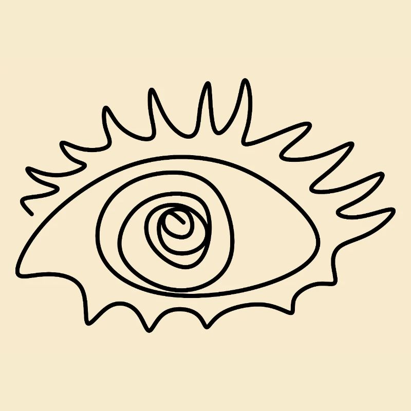 Abstraktes Augendesign