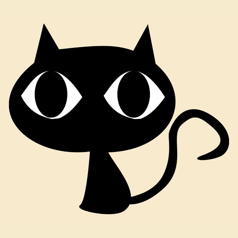 Schwarze Katze