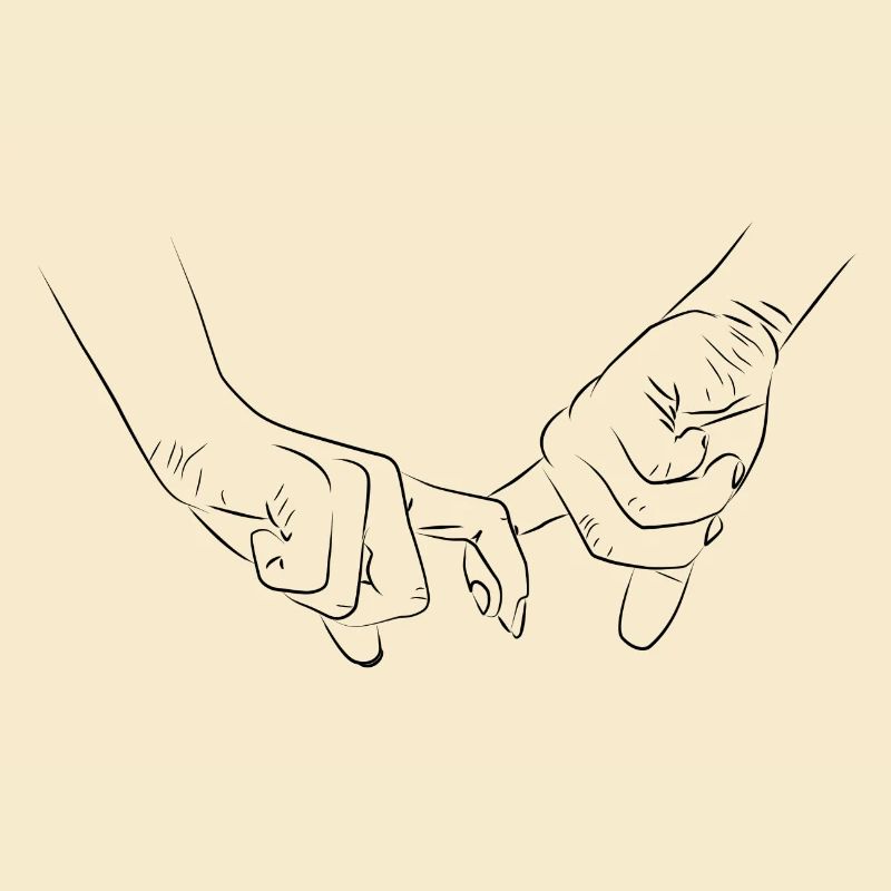 Händchen Halten Pärchen Romantisch