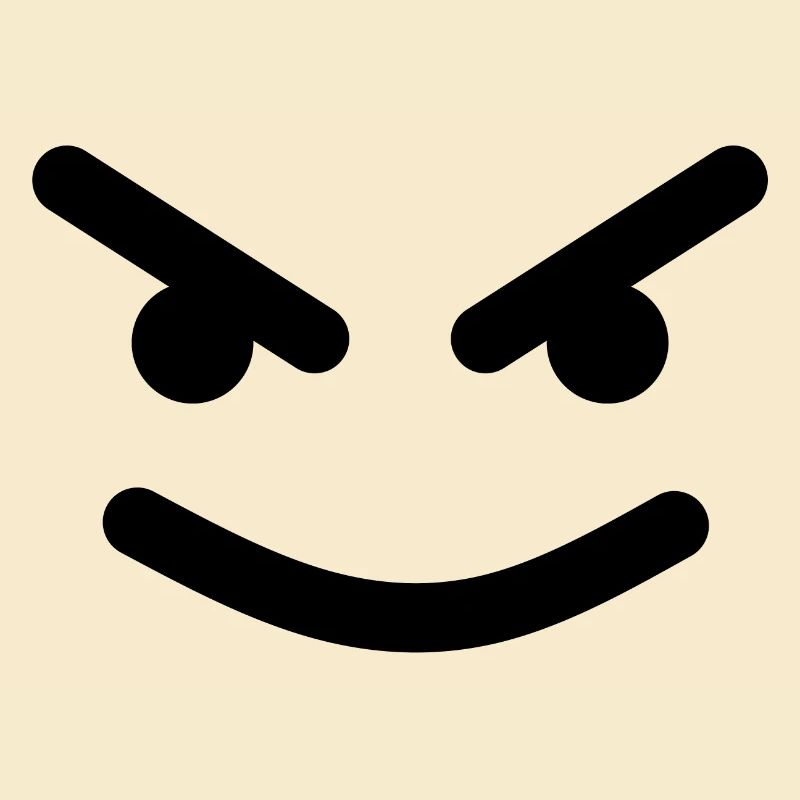 Freches Arrogantes Gesicht Grinsen Geschenk Idee