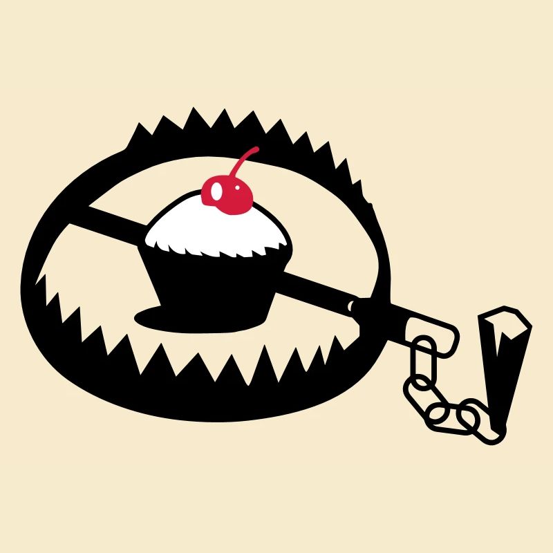 iron with cupcake