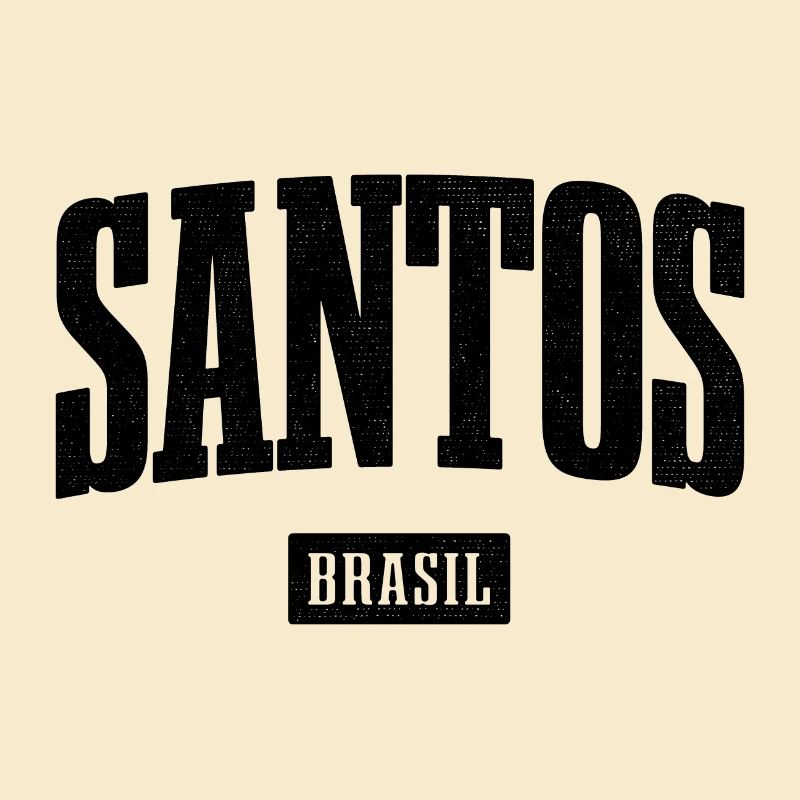Santos Brasil Bold Lettering