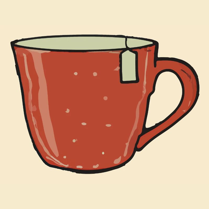 Tee Tasse Teetrinker Geschenkidee