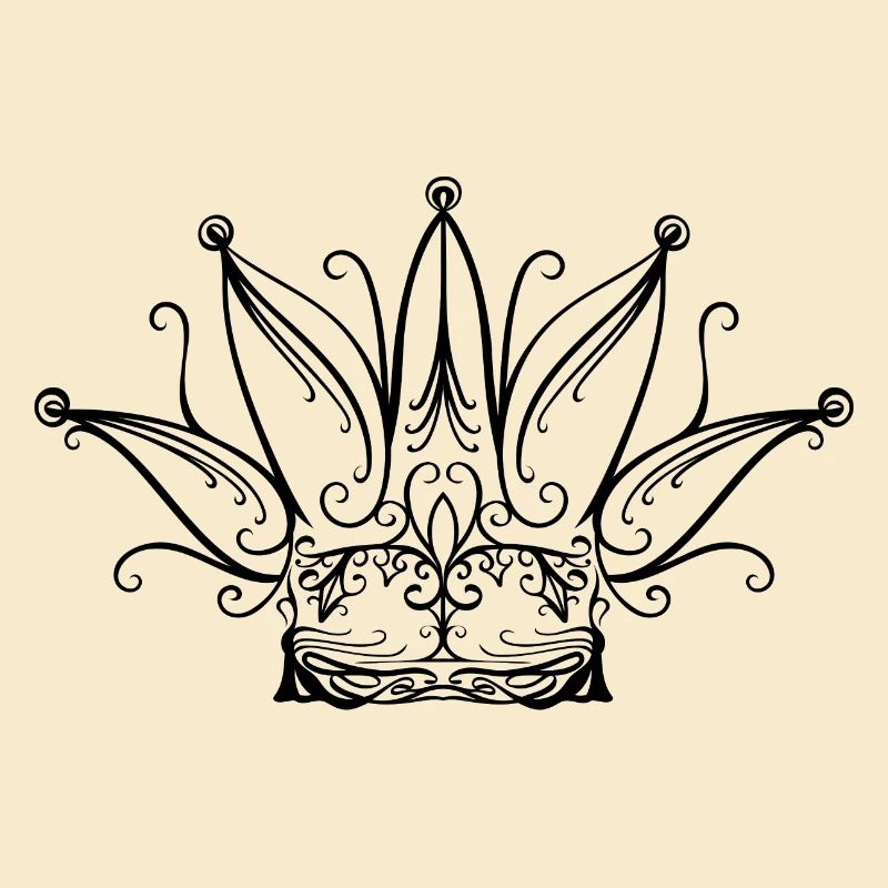 Couronne de carnaval de carnaval de Fool’s Cap