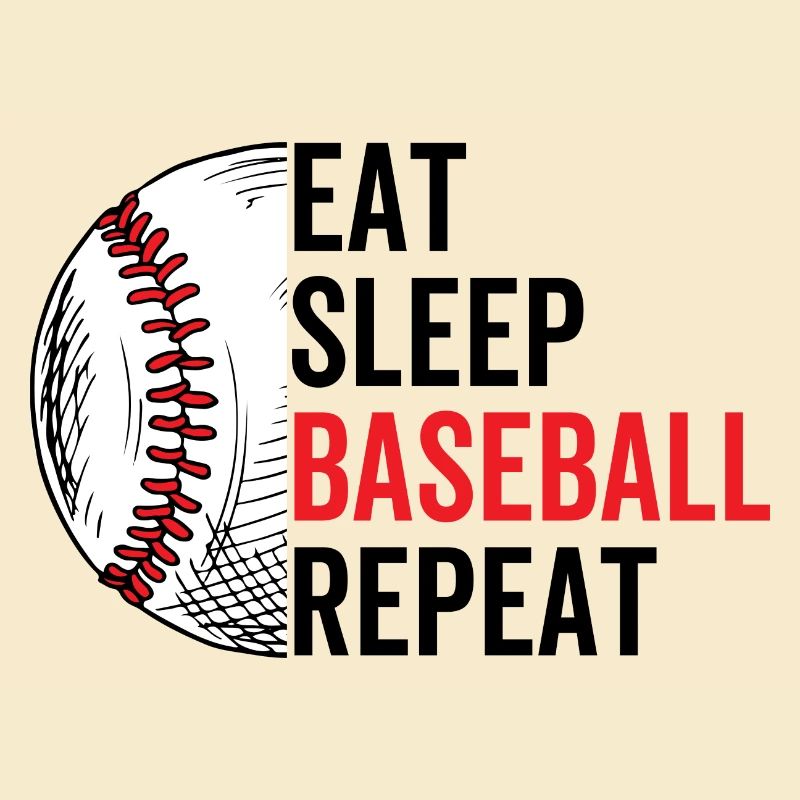 Manger dormir Baseball Répéter