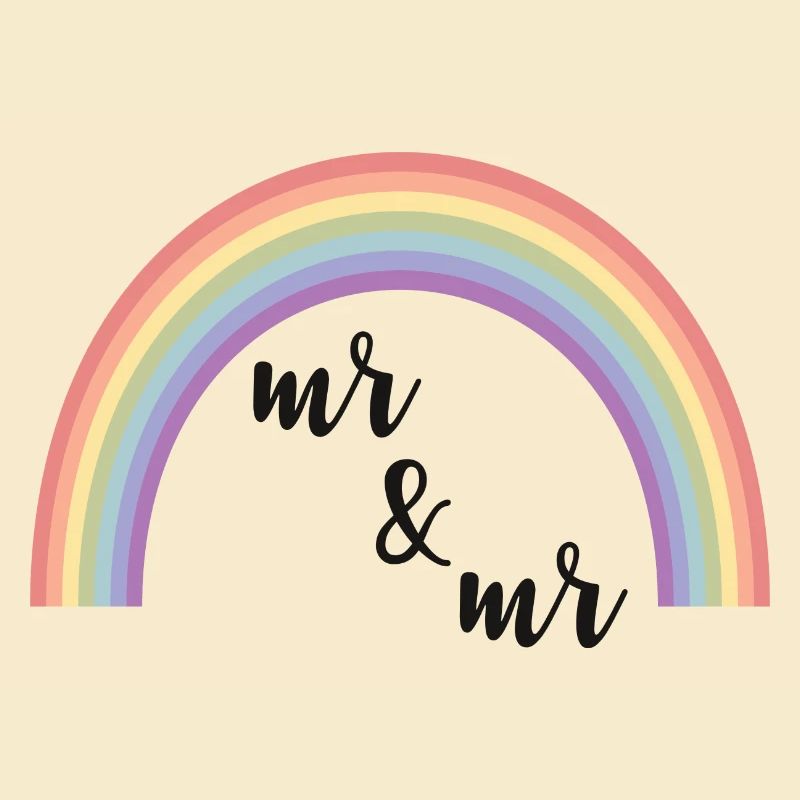 Mr and Mr Regenbogen Geschenk