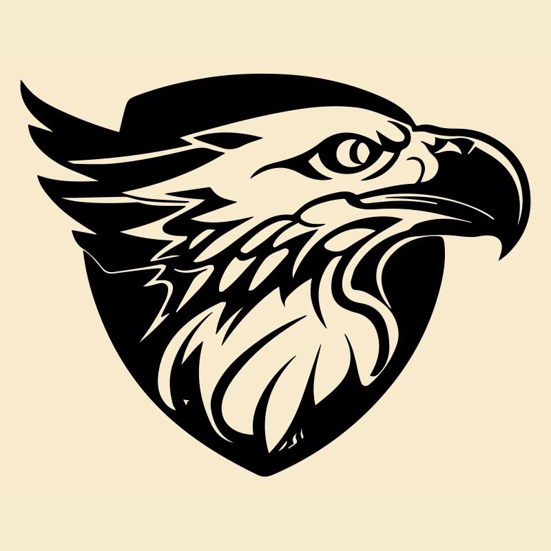 tête d'aigle en profile