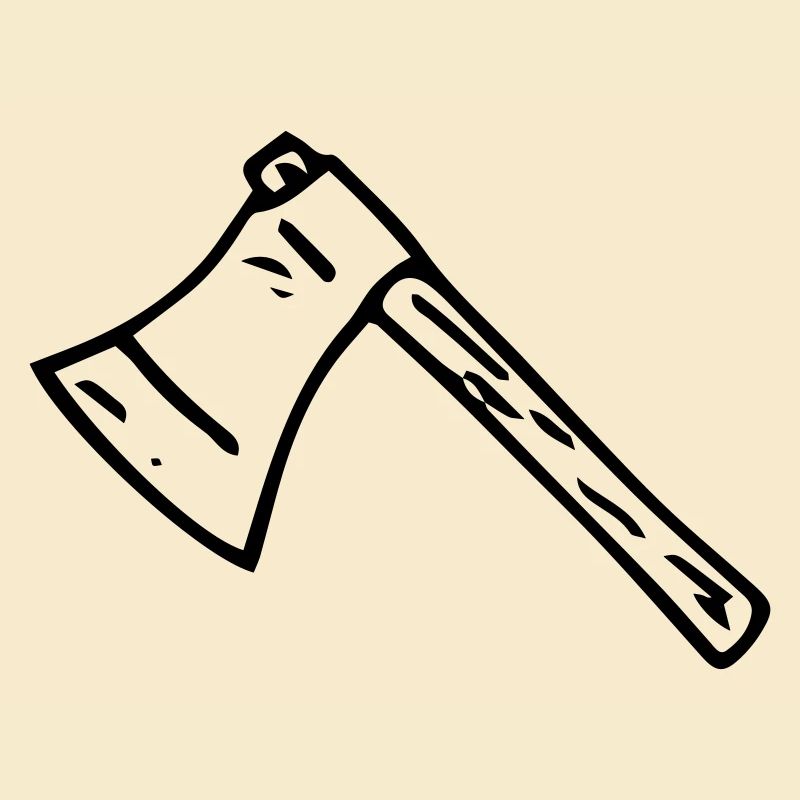 Idée cadeau Axe Lumberjack Chopping Wood