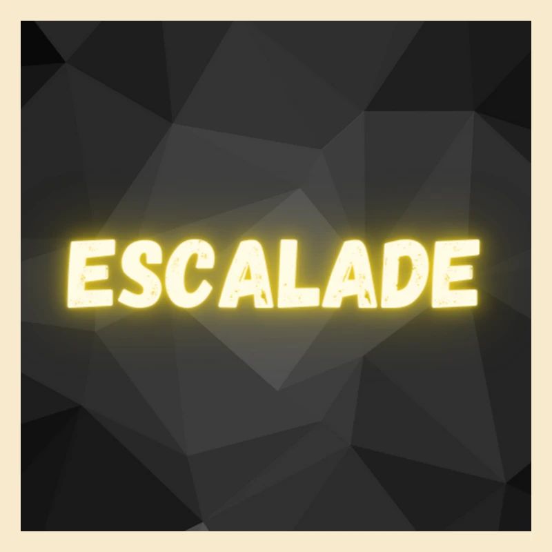 ESCALADE. CLIMB. CLIMBING. ESCALADE. VAN. GRIMPE