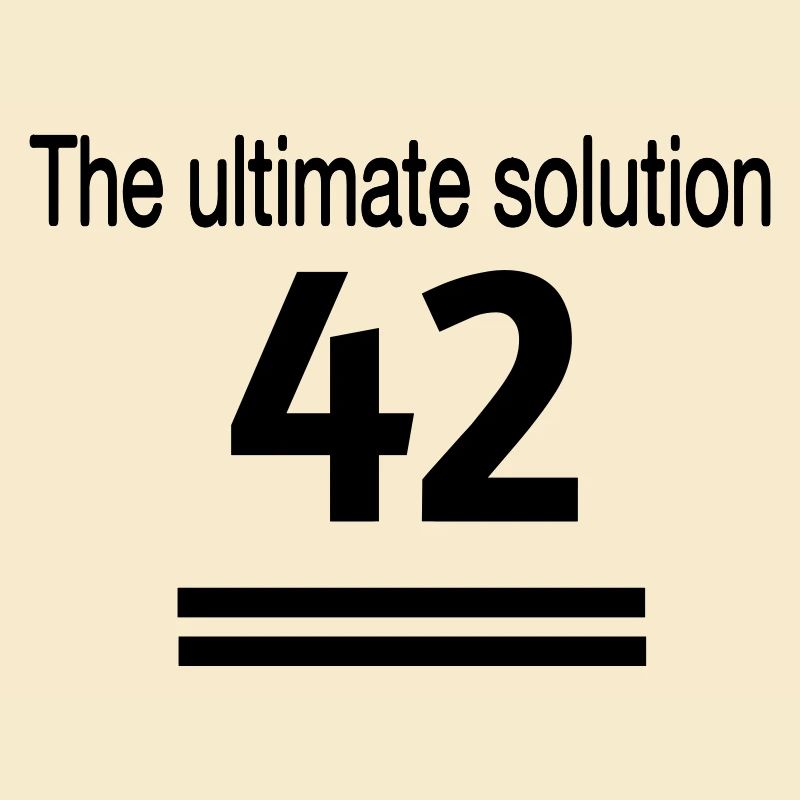 The ultimate solution