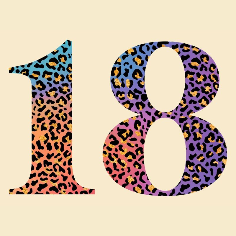 18e anniversaire léopard