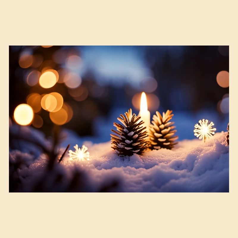 de Noël dans la forêt