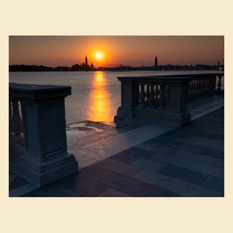 Coucher de soleil à Venise