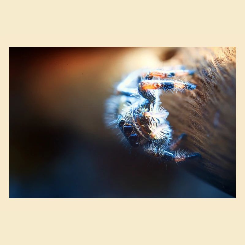Springspinne, Phidippus regius,jumping spider