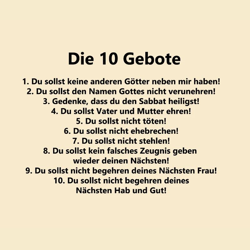 10 Commandments