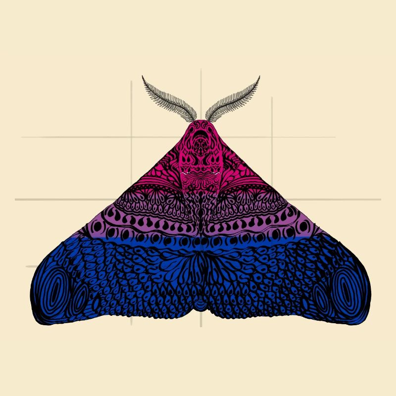 Bisexuell pride Motte Motiv A