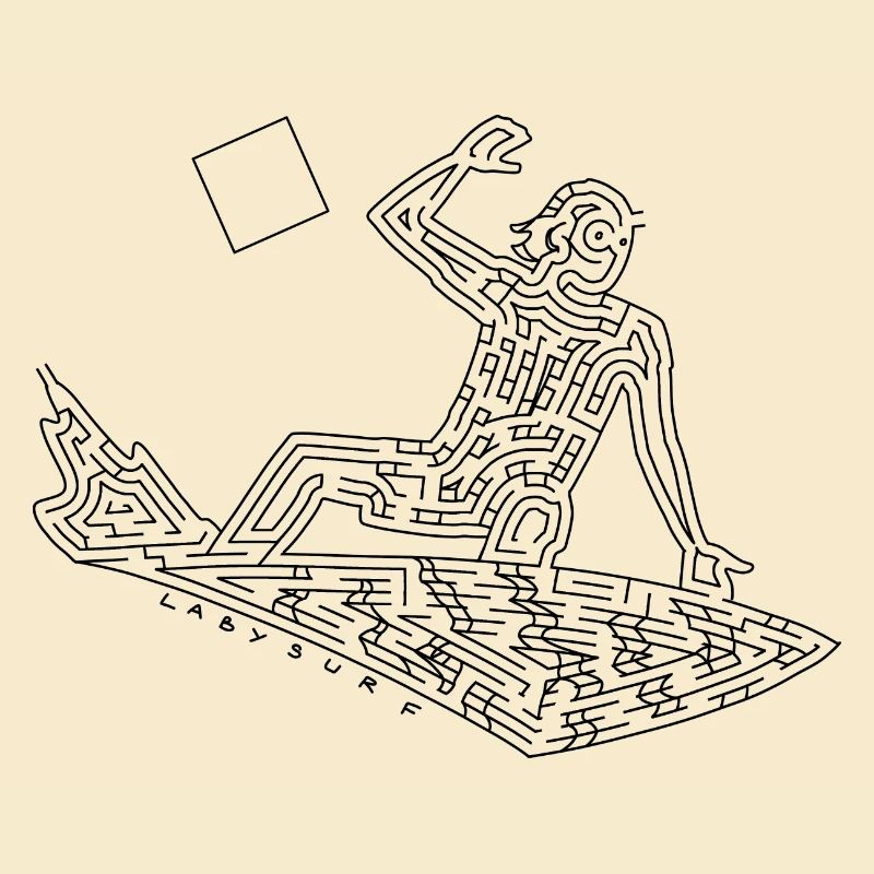 Labyrinthe Surfeur (version noire)