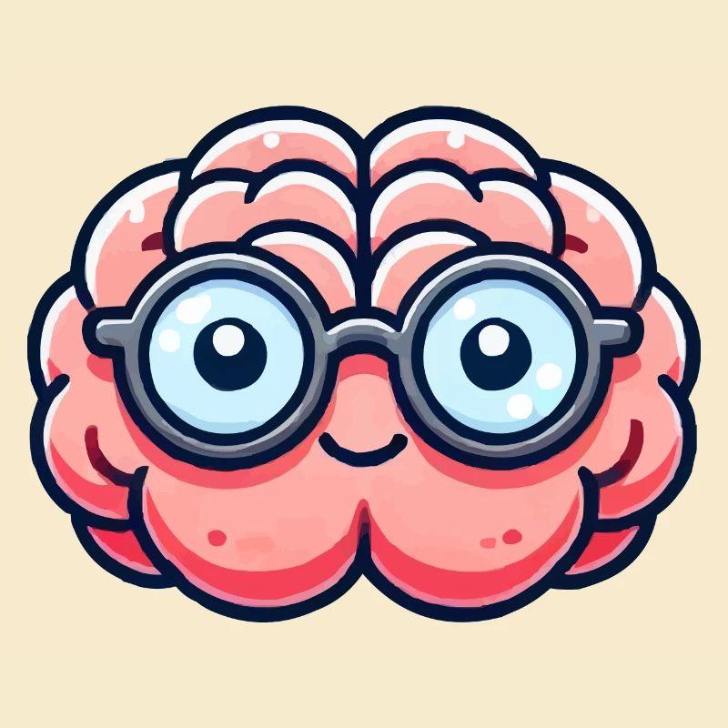 Nerd de la bande dessinée cérébrale