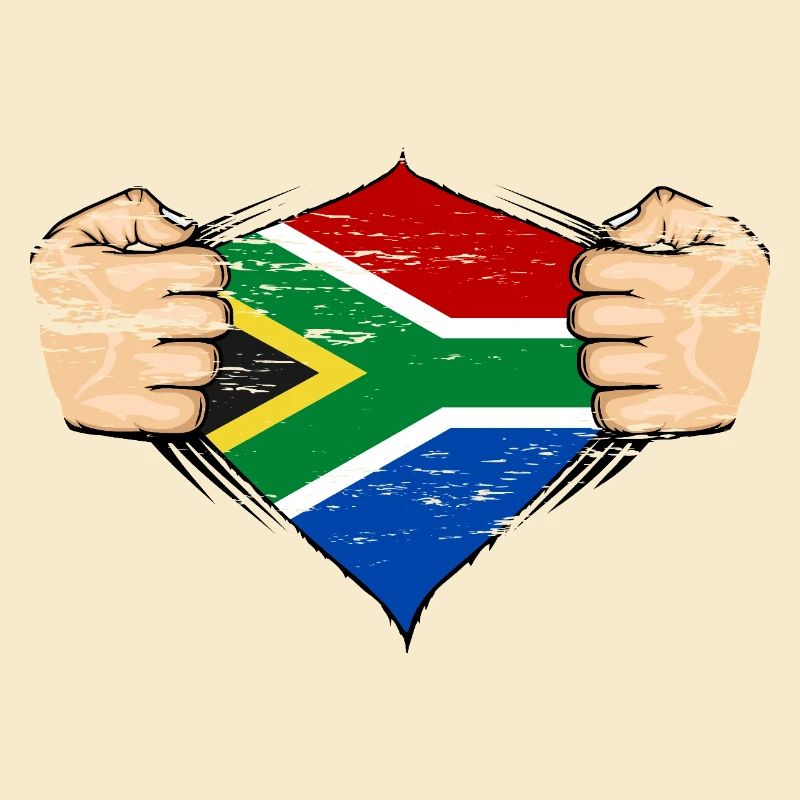 Drapeau de l’Afrique du Sud utilisé