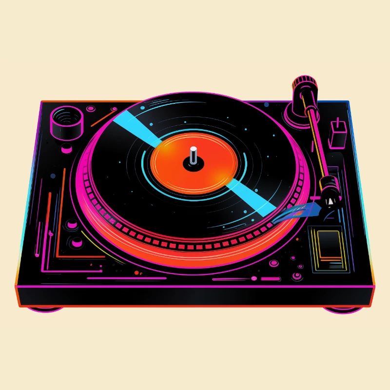 Disk Jockey Turntable Steamwave