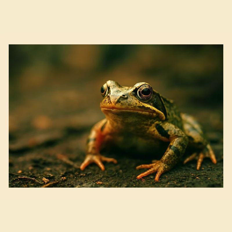 Wild animals, frog
