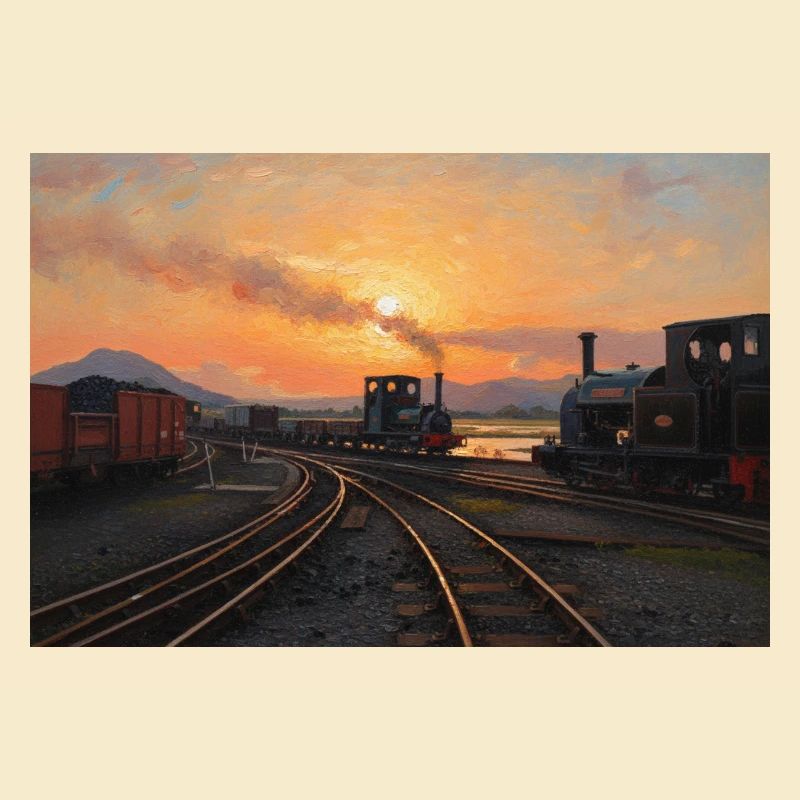 Ffestiniog Coucher de soleil