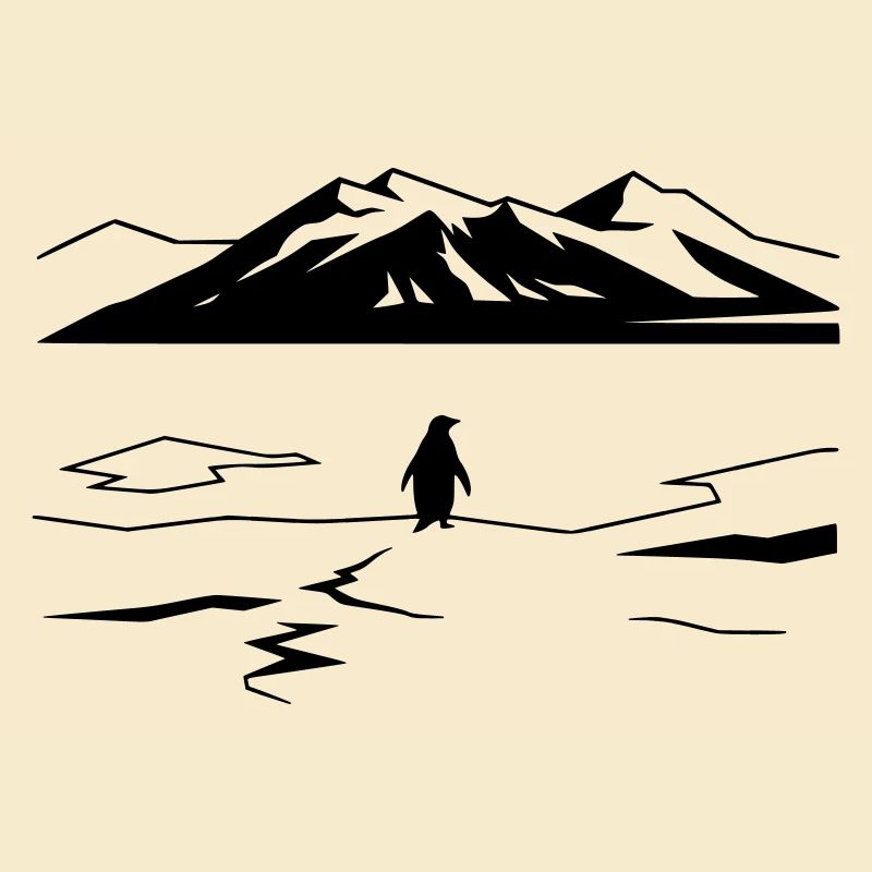 Mais pourquoi Penguin Meme Minimalist Art