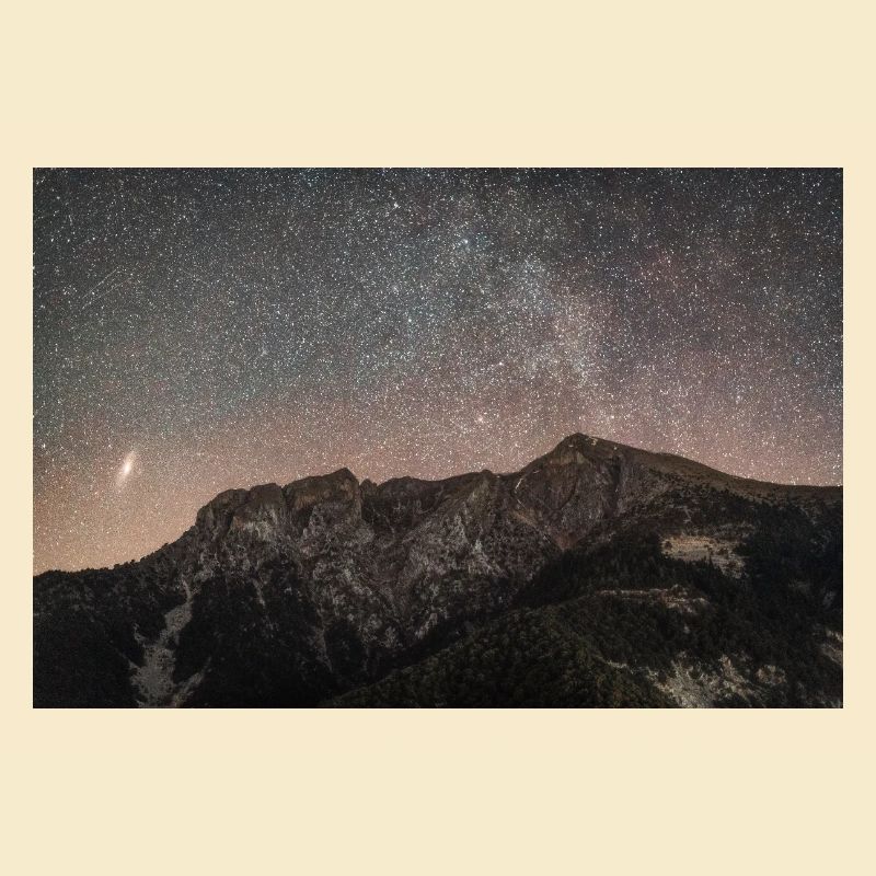 The Night SKy Above Agrafa Mountains	
