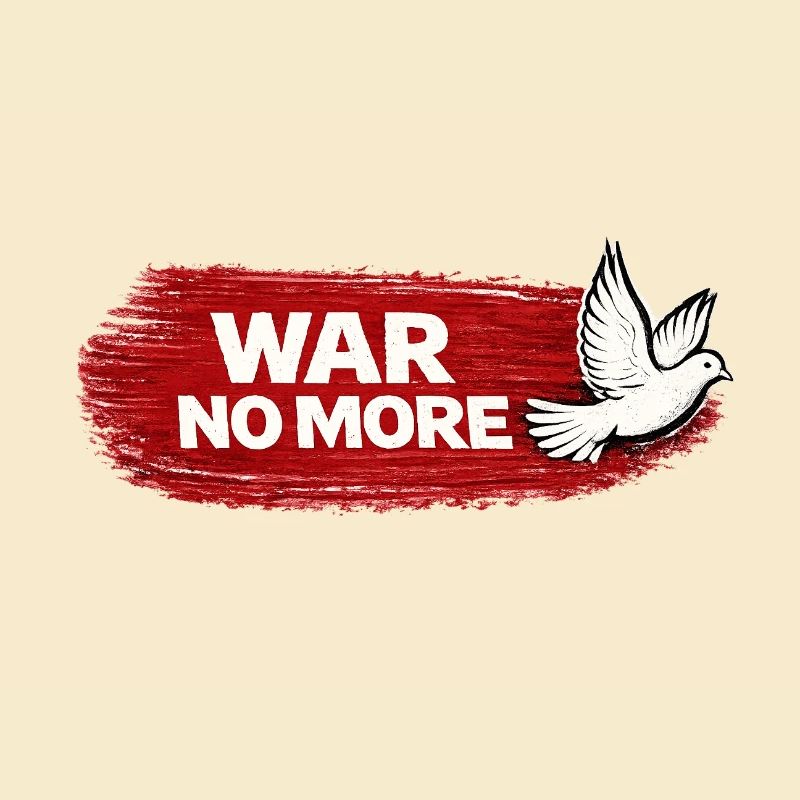 War No More – Sticker Peace & Humanity 