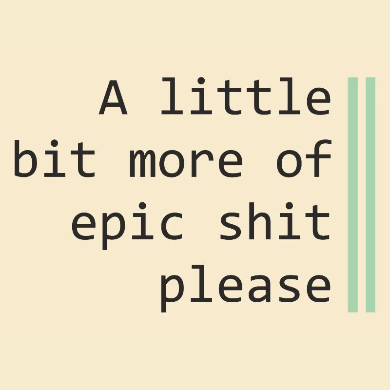 A little more epic