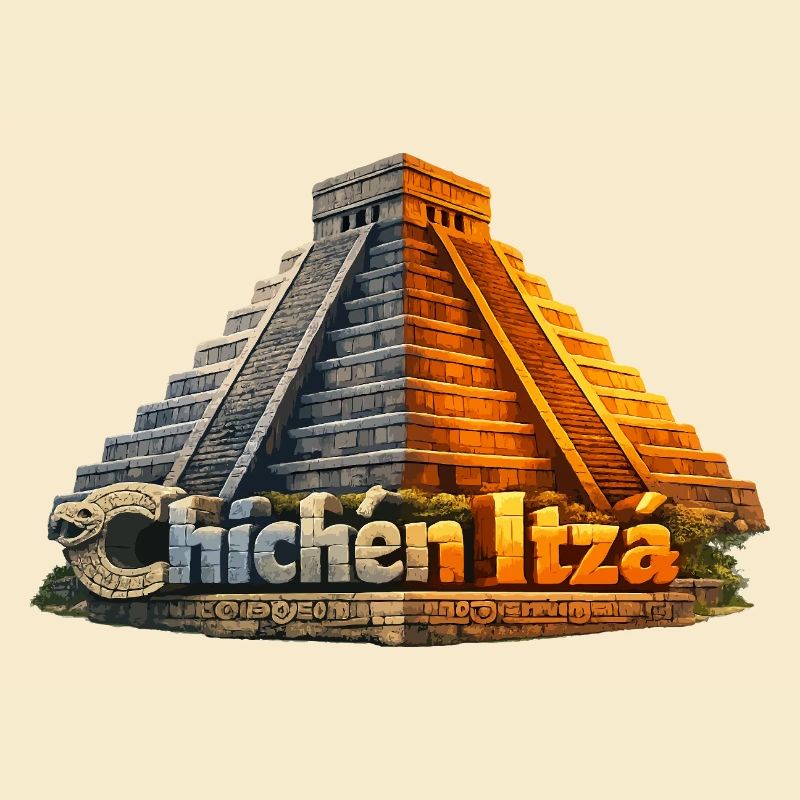 Serpent pyramidal de Chichen Itza