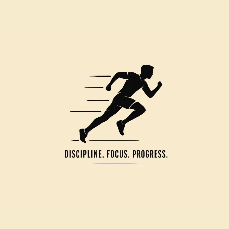 Discipline Focus Progress Runner