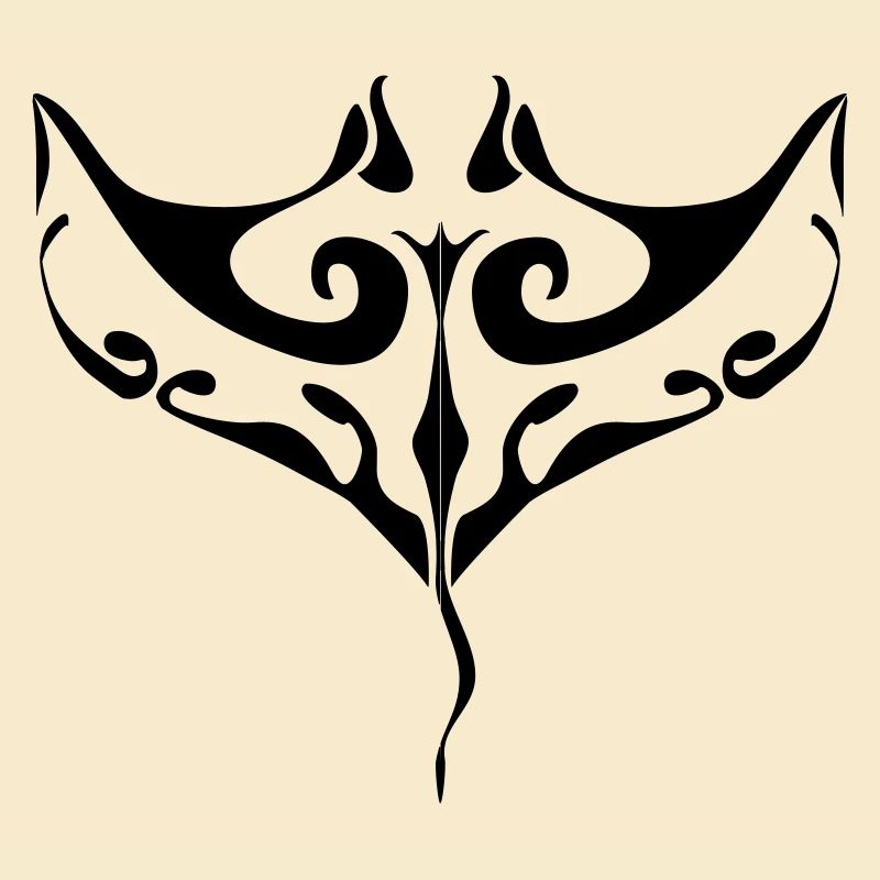 Manta ray tatoo