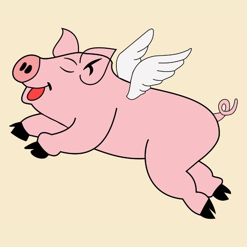 Schwein fliegende Geschenk