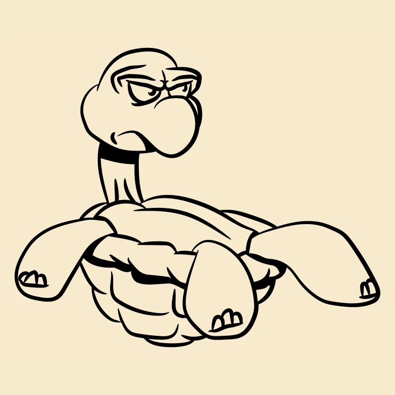 Turtle funny cute kids