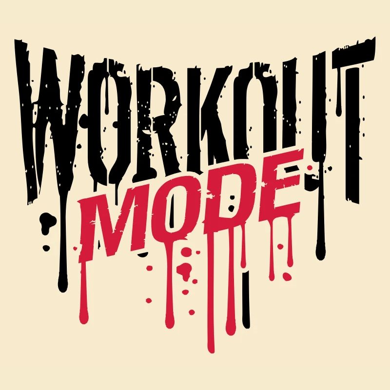 workout mode graffiti tropfen gym spray beast cool