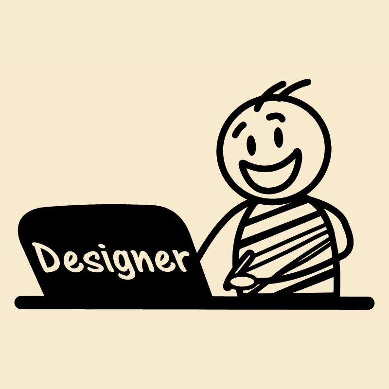Laptop-Designer arbeiten