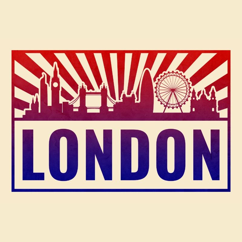 Silhouette de London Gradient