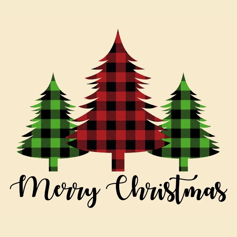 Pine Tree Christmas Lumberjack Pattern