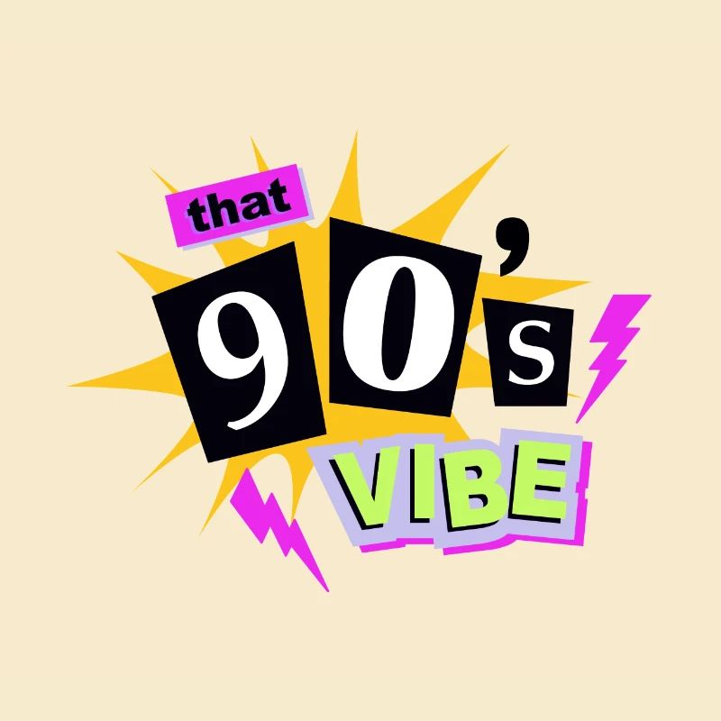 90’s Vibe Neon Aesthetic