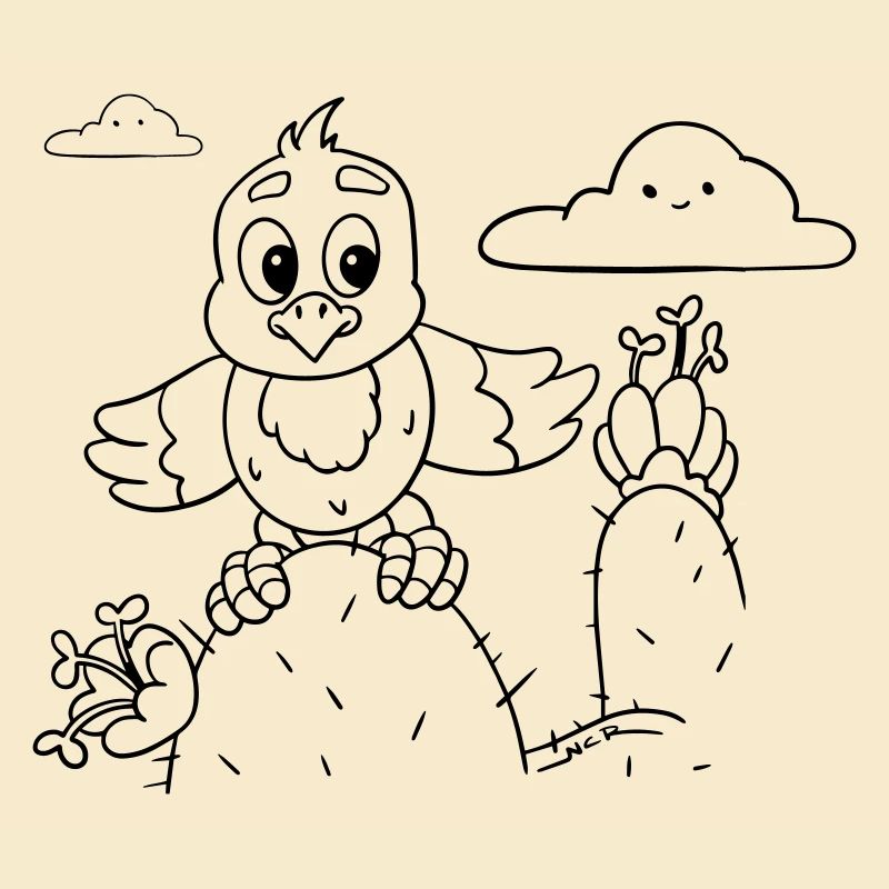 Design pour les créatifs : Coloriage Vulture