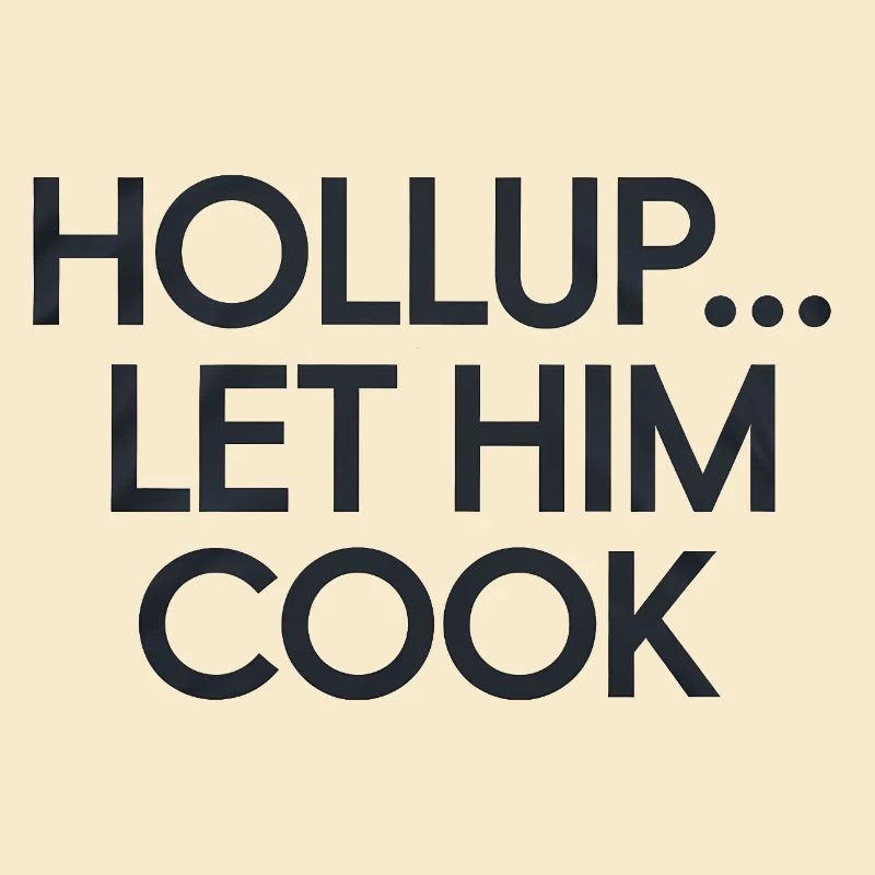 Humorvolles Kochen Callout Meme Design