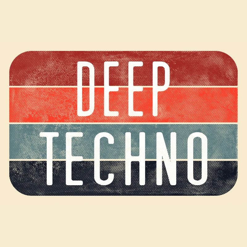 Deep Techno Gradient Stripes