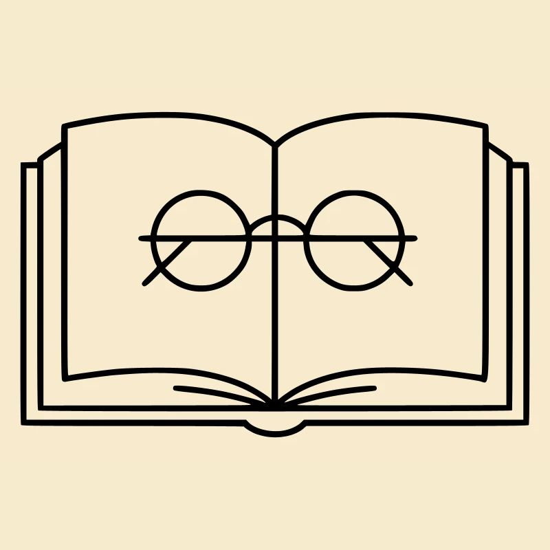Open Book Glasses Reading Glasses