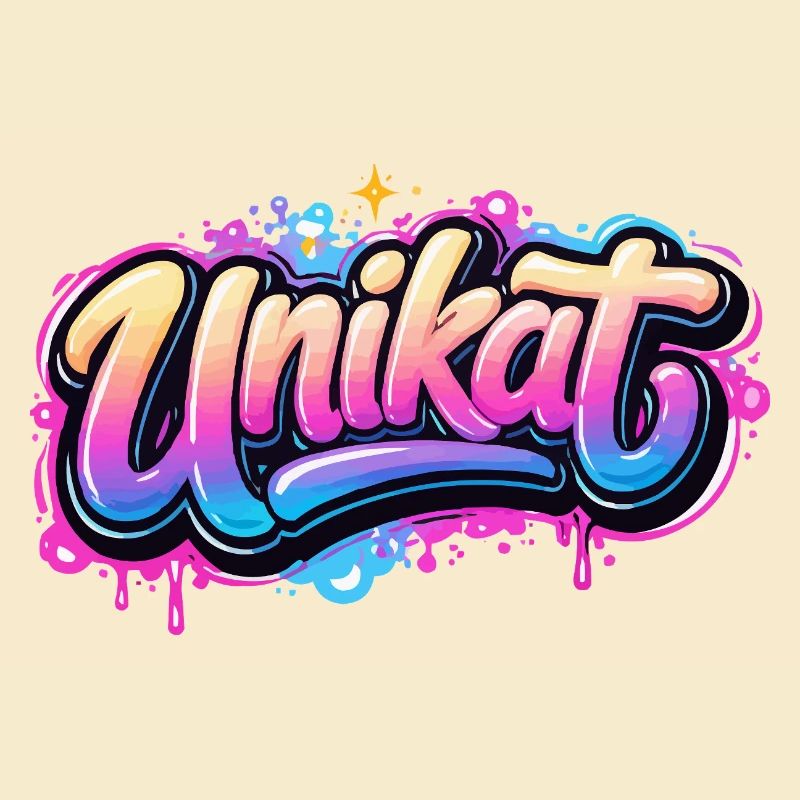 Unikat Graffiti Neon