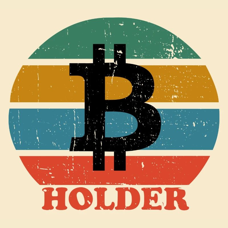 Retro Bitcoin Holder