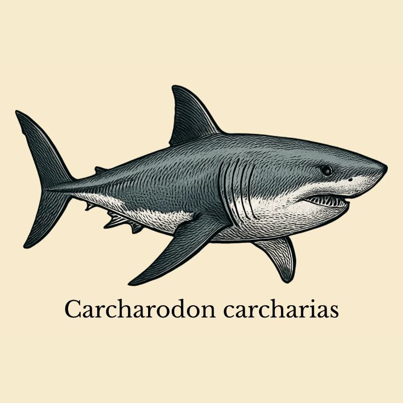 Carcharodon carcharias great white shark