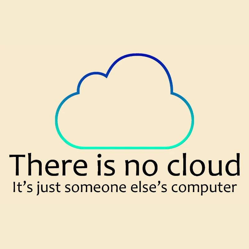 Pas de programmation dans le cloud T-shirt drôle