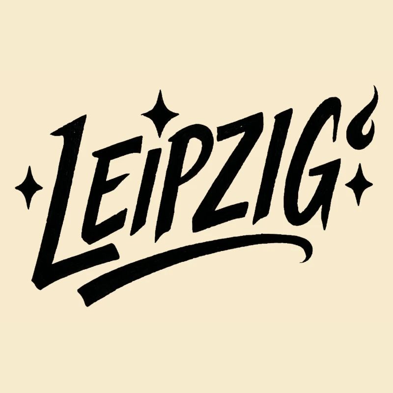 Leipzig Sternen-Schriftzug